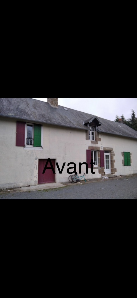 Avant : Ravalement et rénovation de toiture - Valdallière