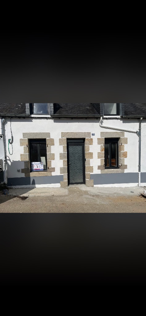 Rénovation complète de façade et toiture - Tinchebray-Bocage