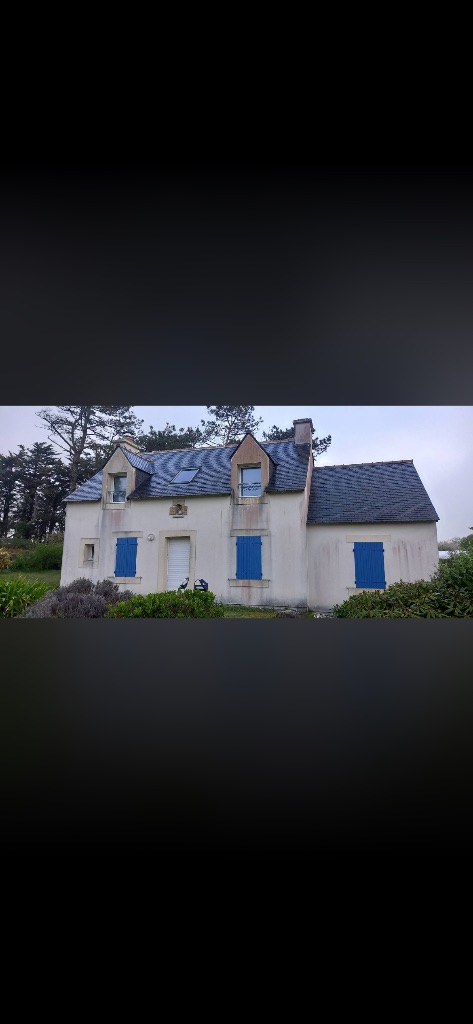 Avant : Ravalement de façade et rénovation extérieure - Domfront en Poiraie