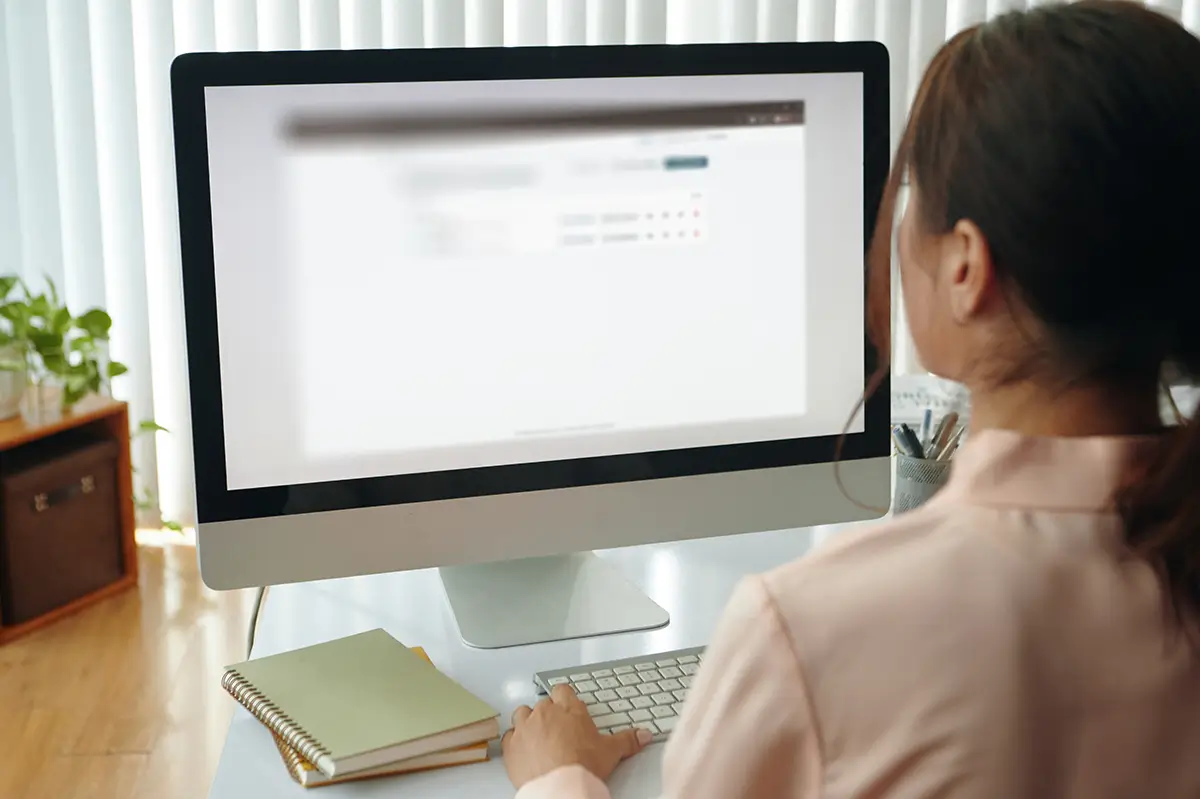 Agency leader reviewing evaluation progress on the Portico dashboard