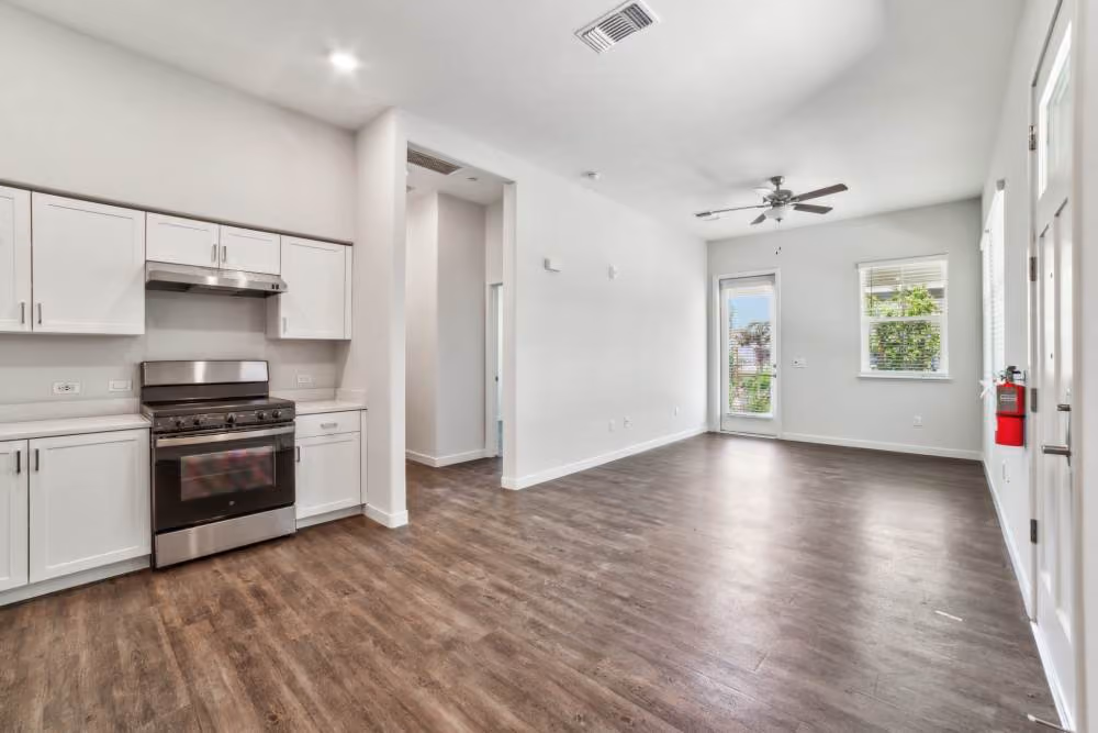 Living and dining area
