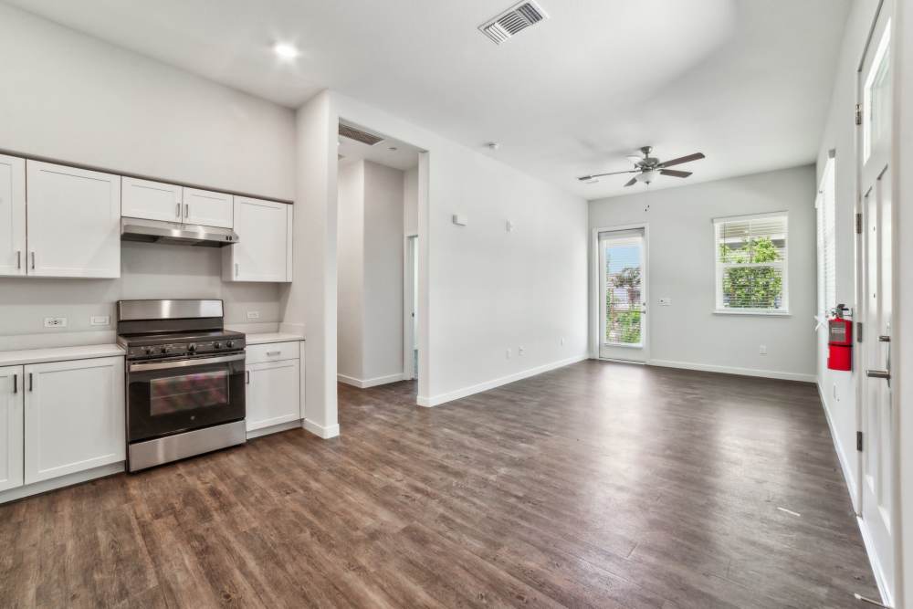 Living and dining area