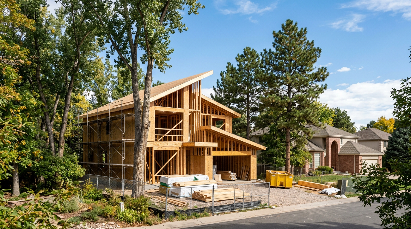 Bright renovated custom home interior in Highlands Ranch