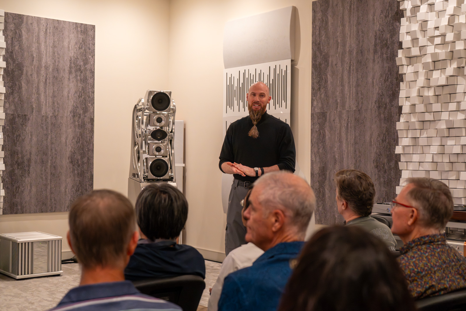Wilson Audio Autobiography launch presentation at LMC Scottsdale
