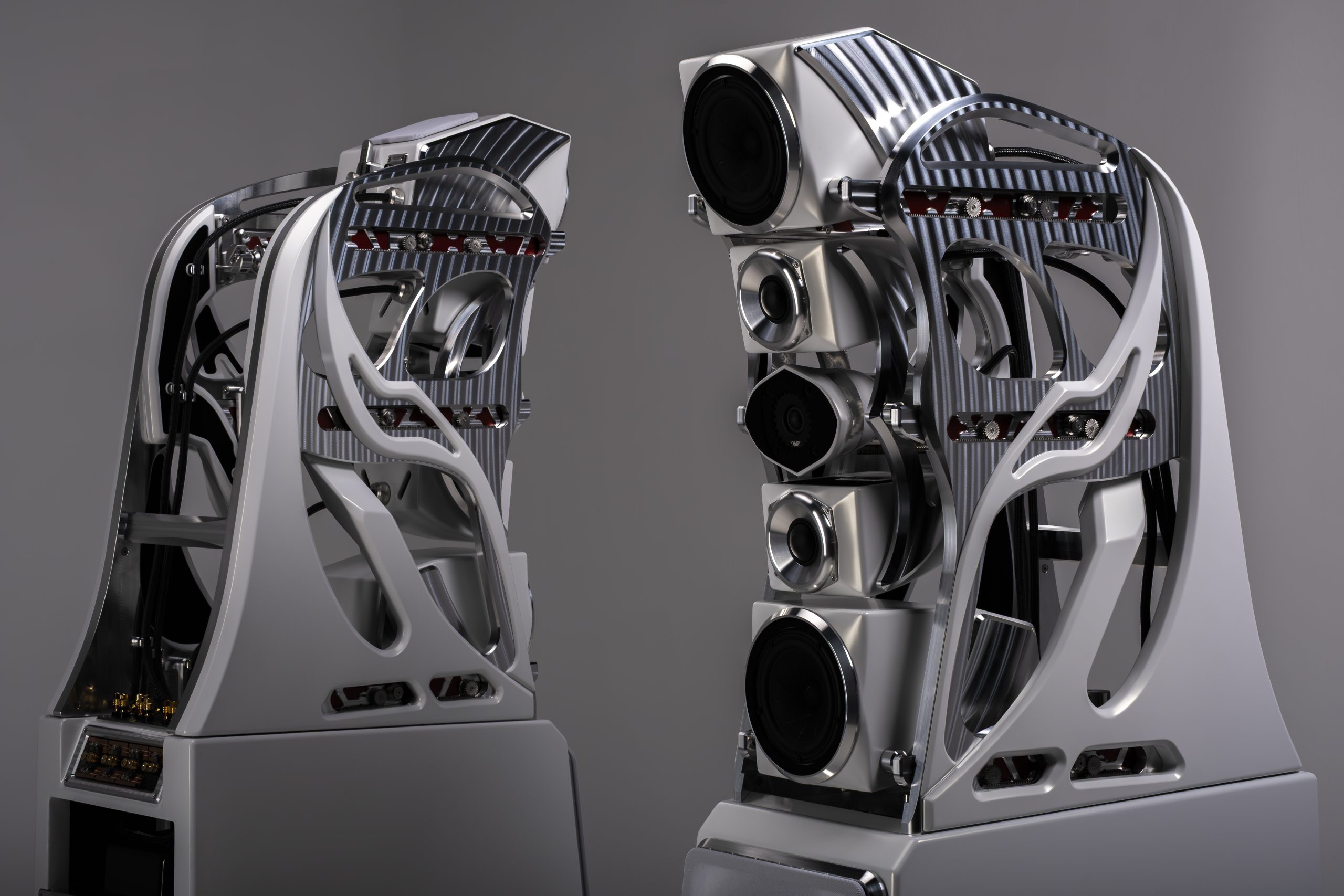 Wilson Audio Autobiography loudspeaker pair in Ethereal White satin finish at LMC Scottsdale
