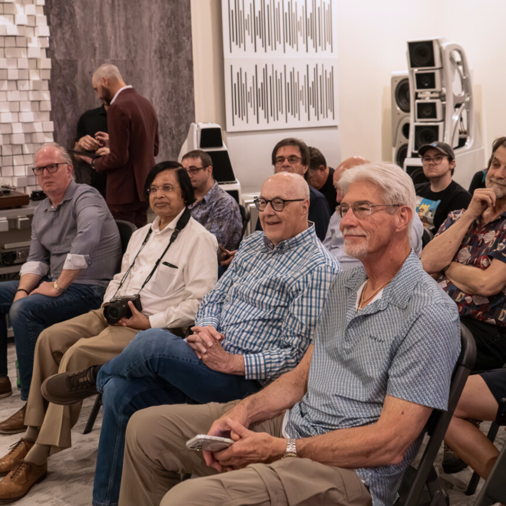Guests and Dan D'Agostino at the Momentum Z debut evening at LMC