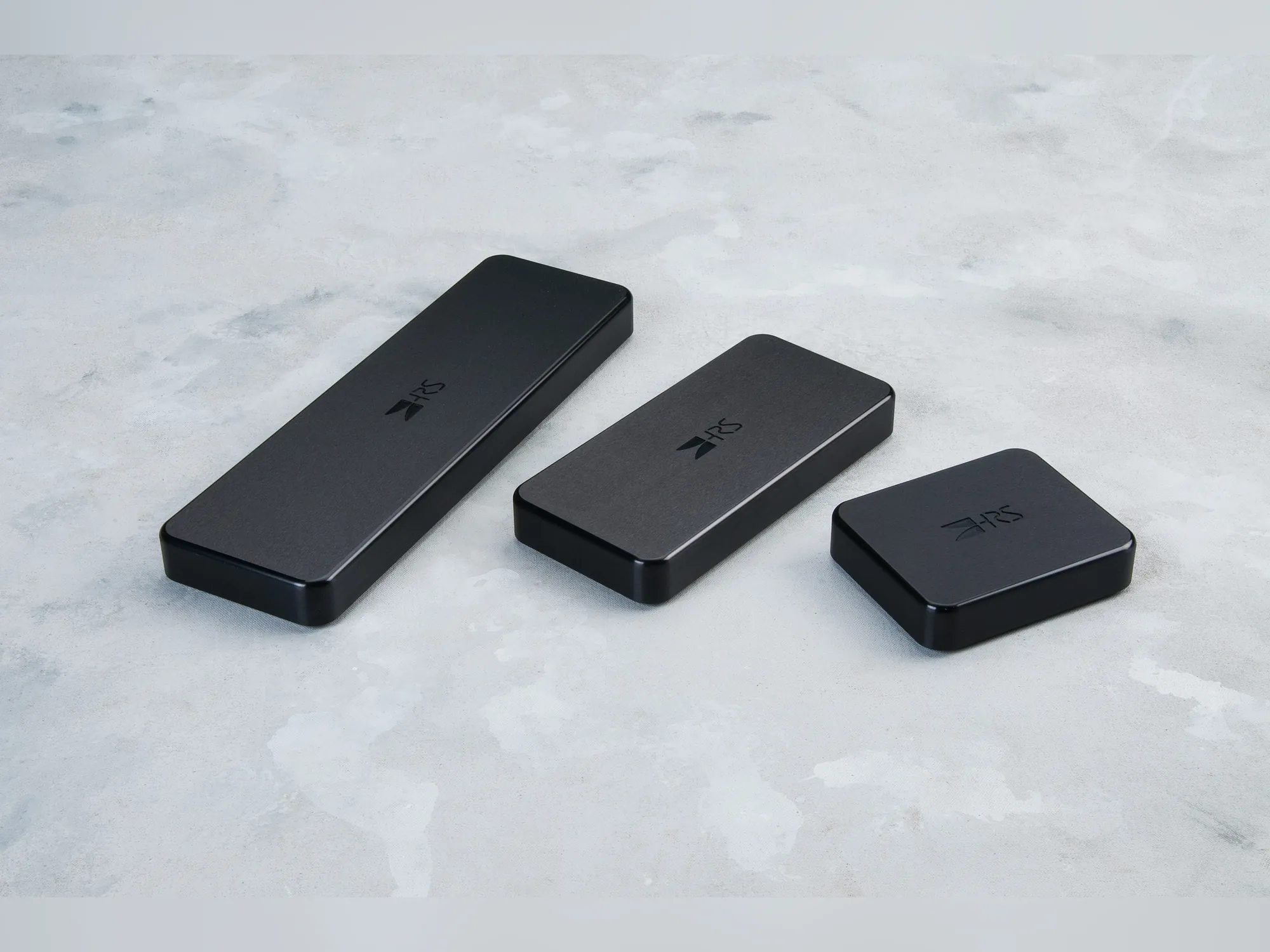HRS DPX Damping Plates in black, three standard sizes at LMC Scottsdale