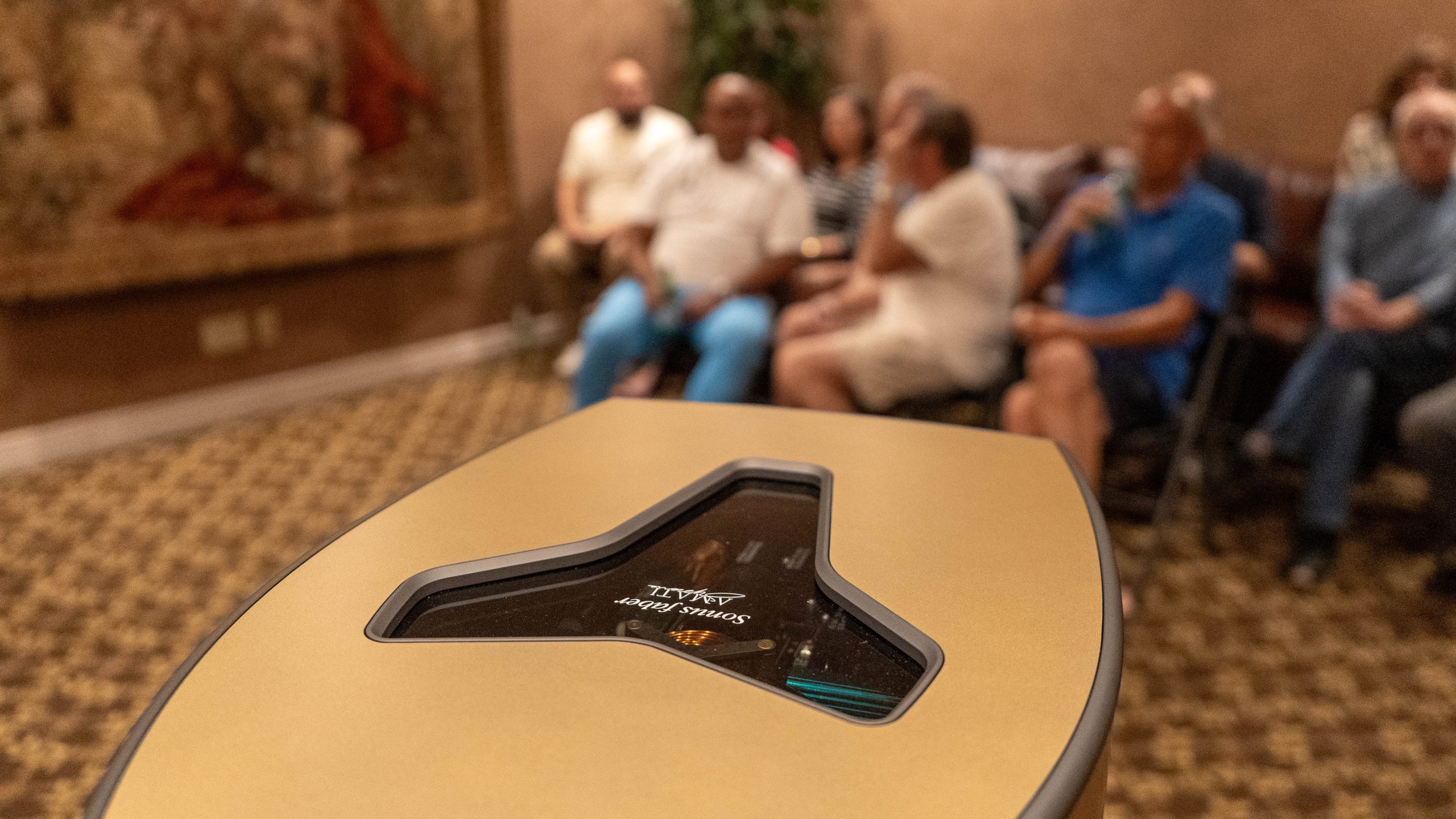 Sonus faber Il Cremonese Ex3me Automobili Lamborghini Edition in yellow at LMC