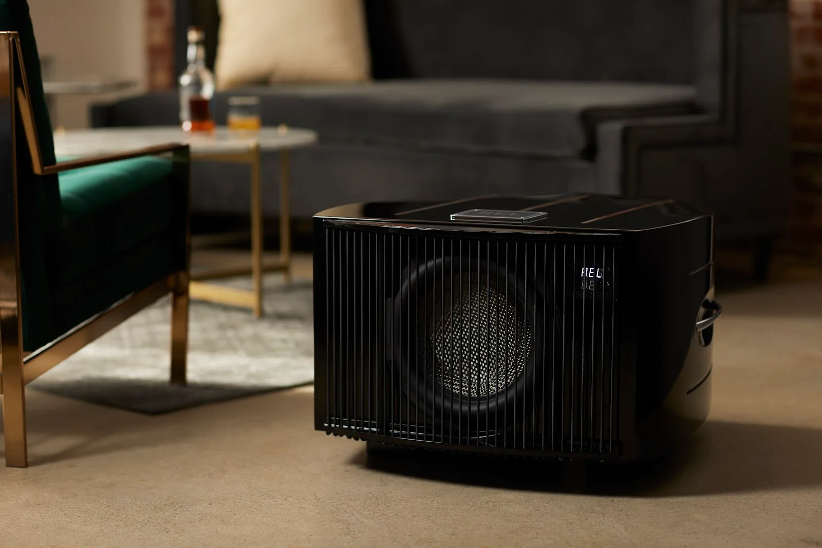 REL Acoustics No.31 subwoofer in a residential listening room