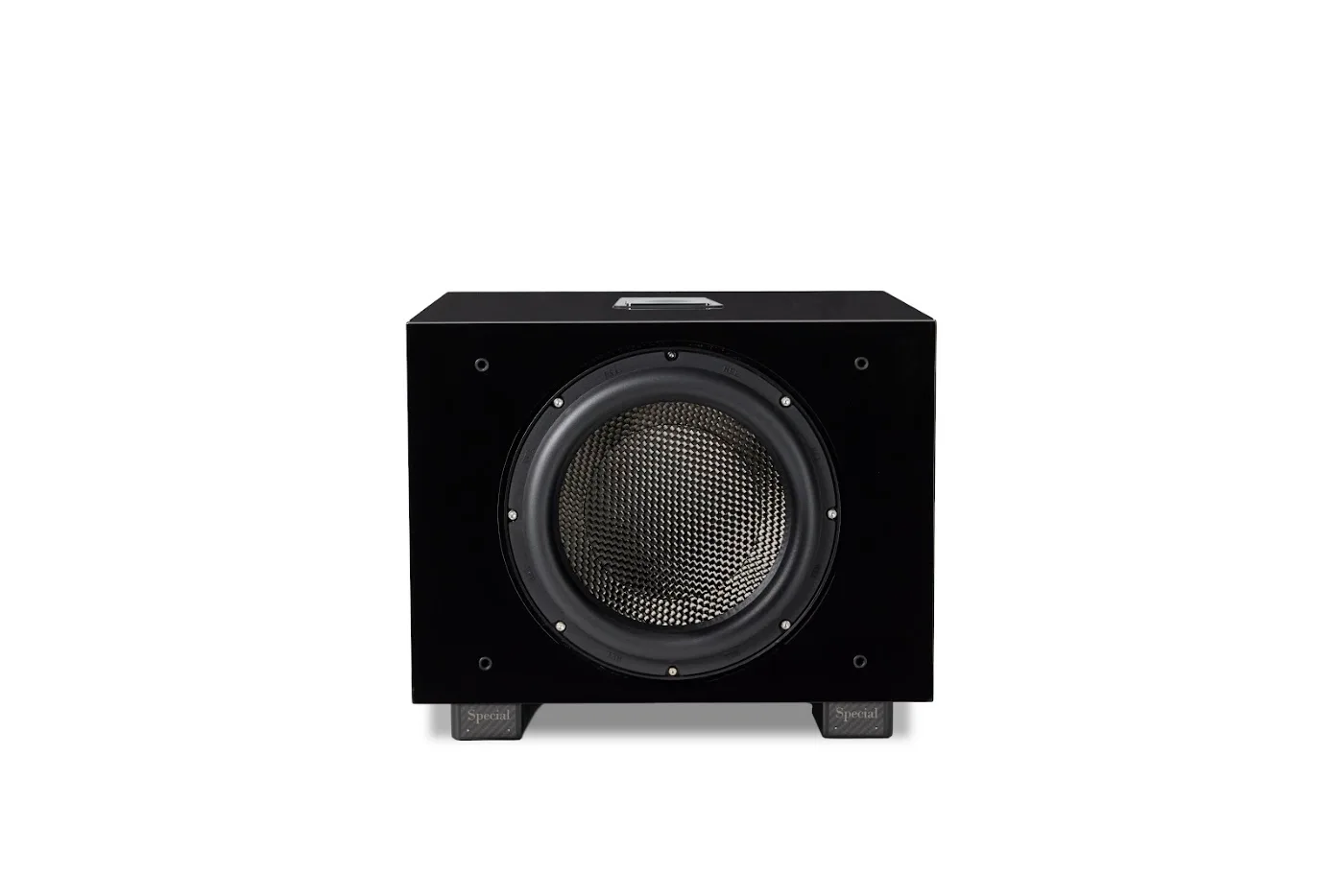 REL Acoustics Carbon Special Black Label front view