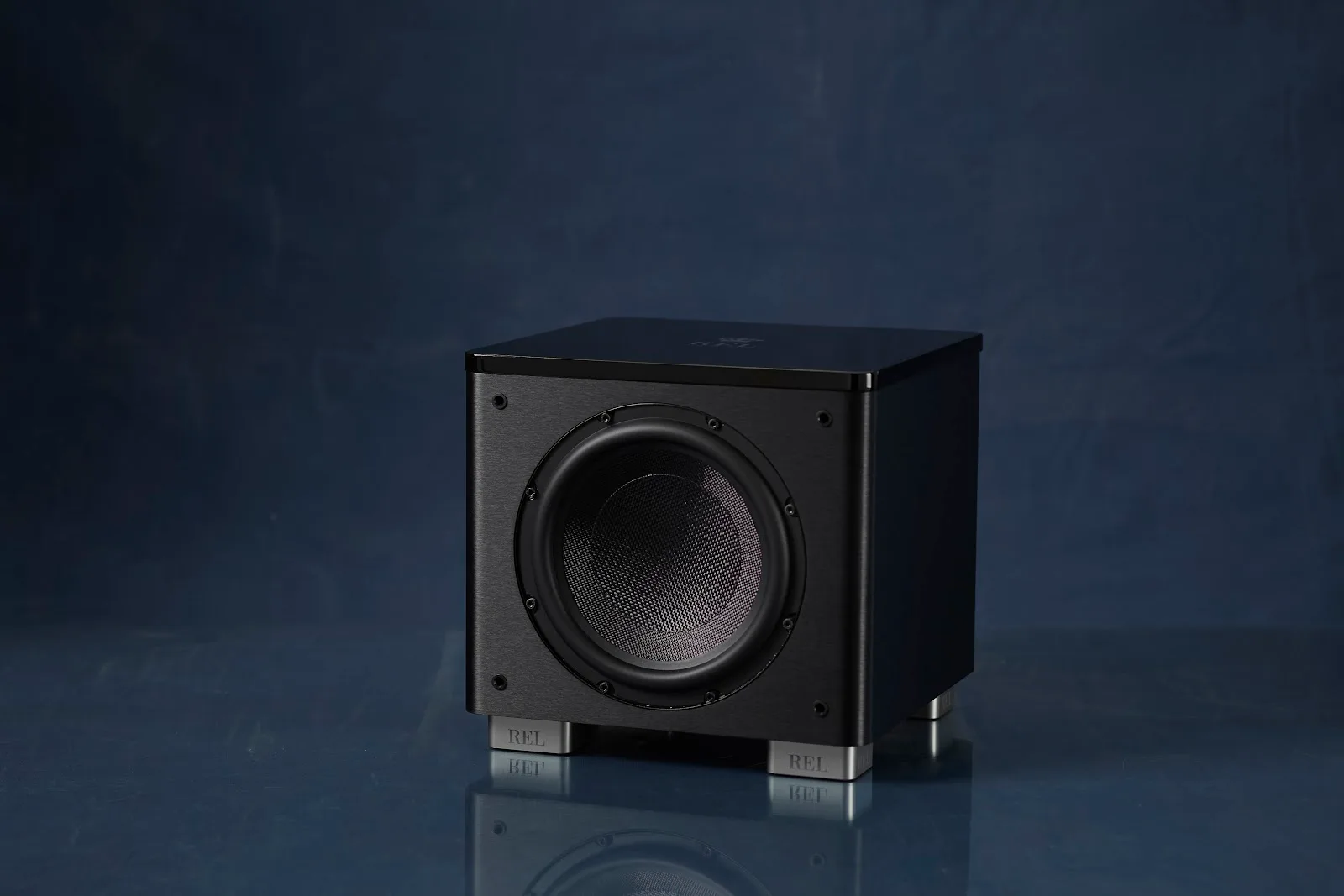 REL HT/1003 MKII subwoofer in a small-room home theatre setting