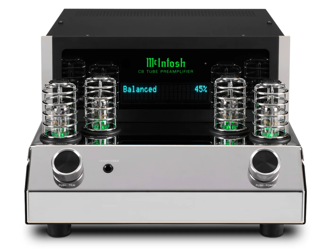 McIntosh C8 preamplifier, front panel