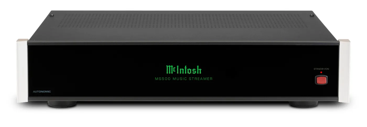 McIntosh MS500 music streamer, front panel