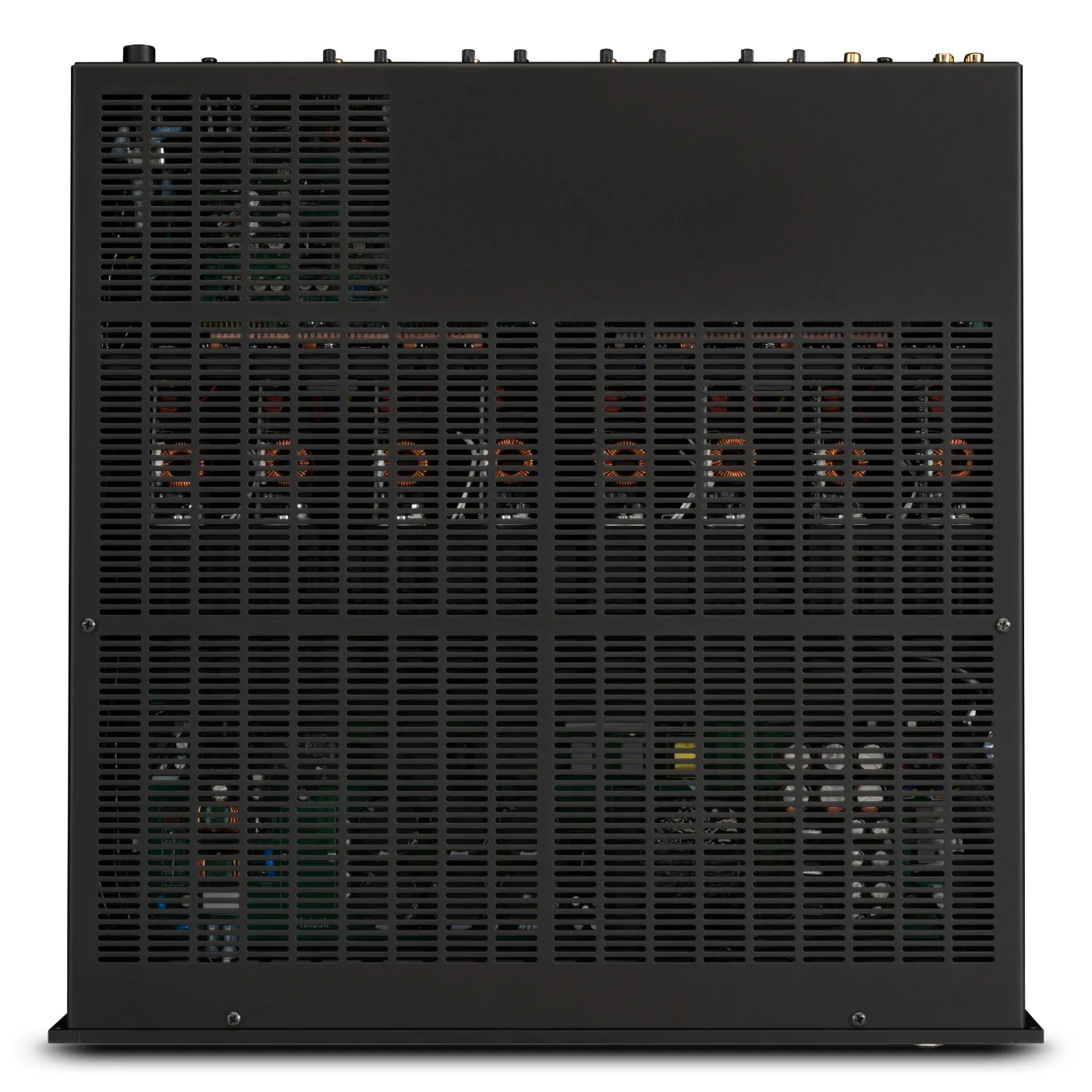 McIntosh MI128 power amplifier, top view