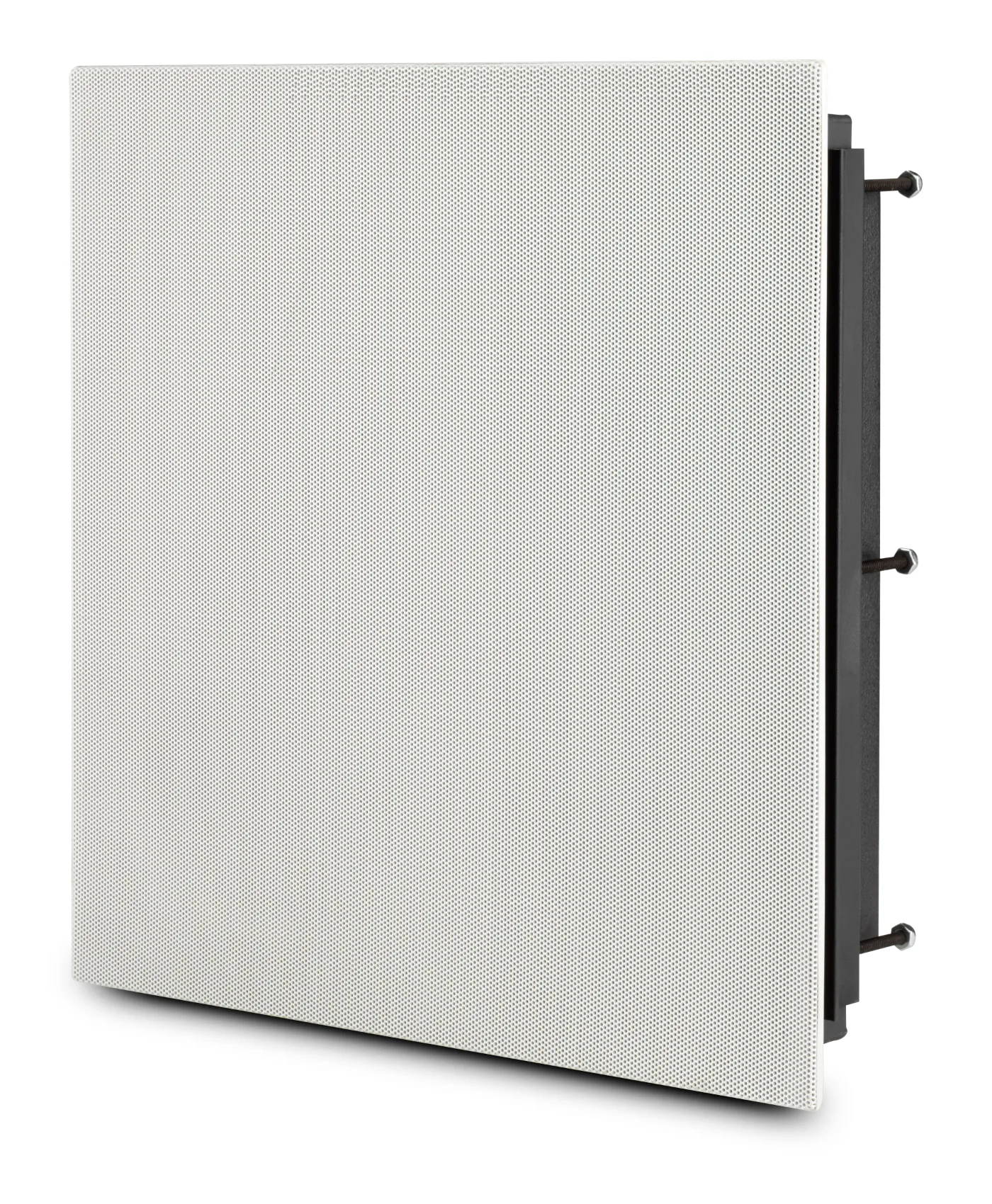 McIntosh WS300 in-wall loudspeaker, three-quarter view, grille fitted