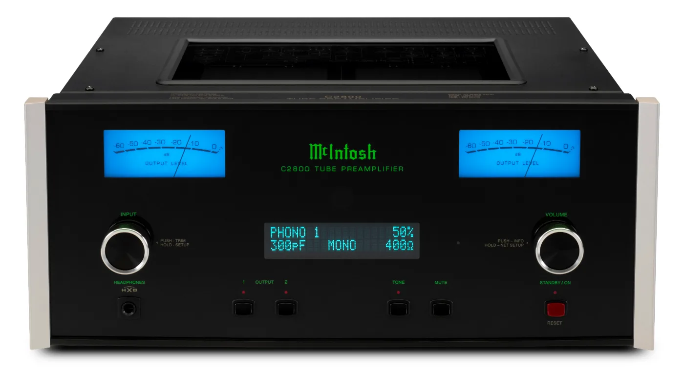 McIntosh C2800 preamplifier, front panel