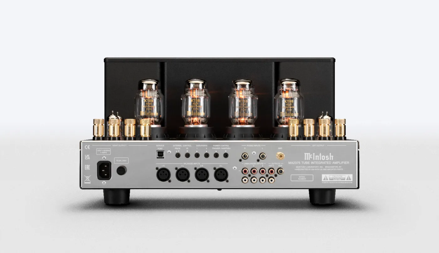 McIntosh MA2375 integrated amplifier, rear panel connections