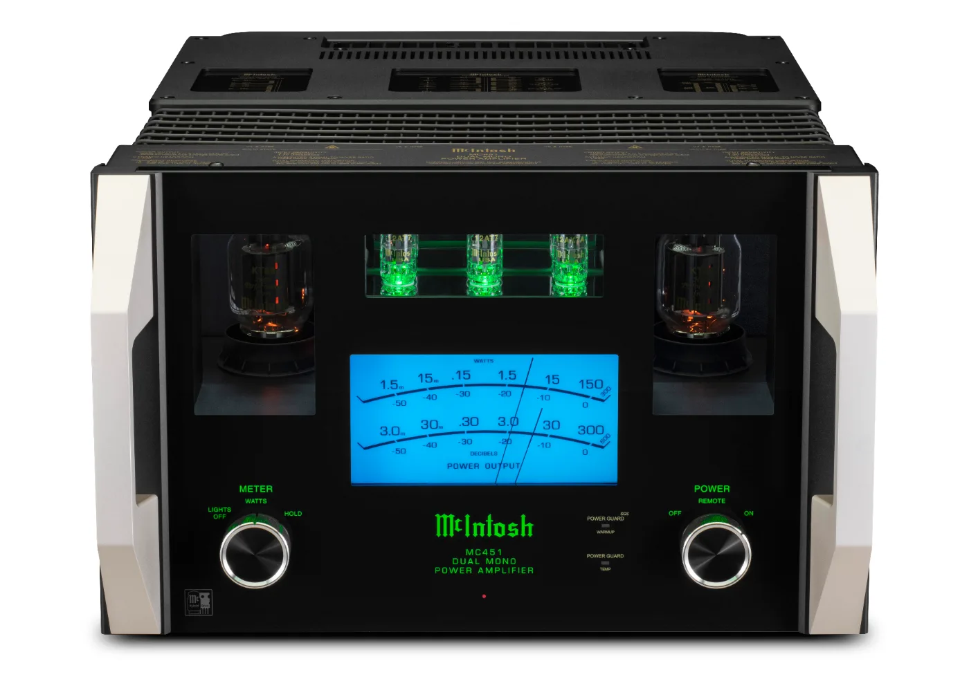 McIntosh MC451 power amplifier, front panel