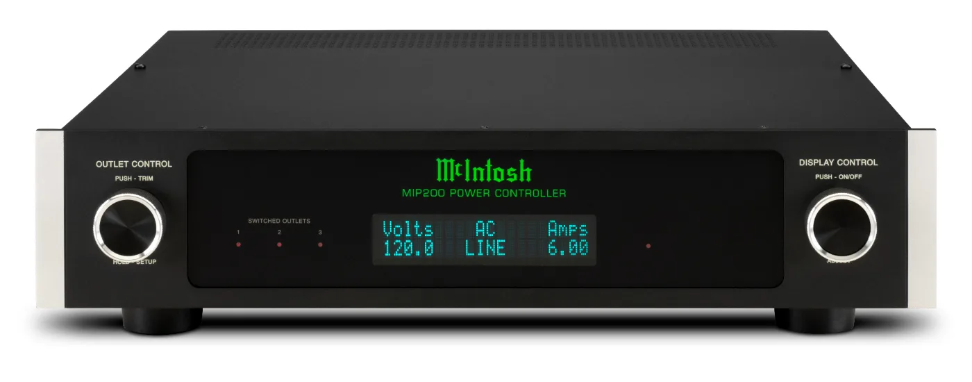 McIntosh MIP200 power conditioner, front panel
