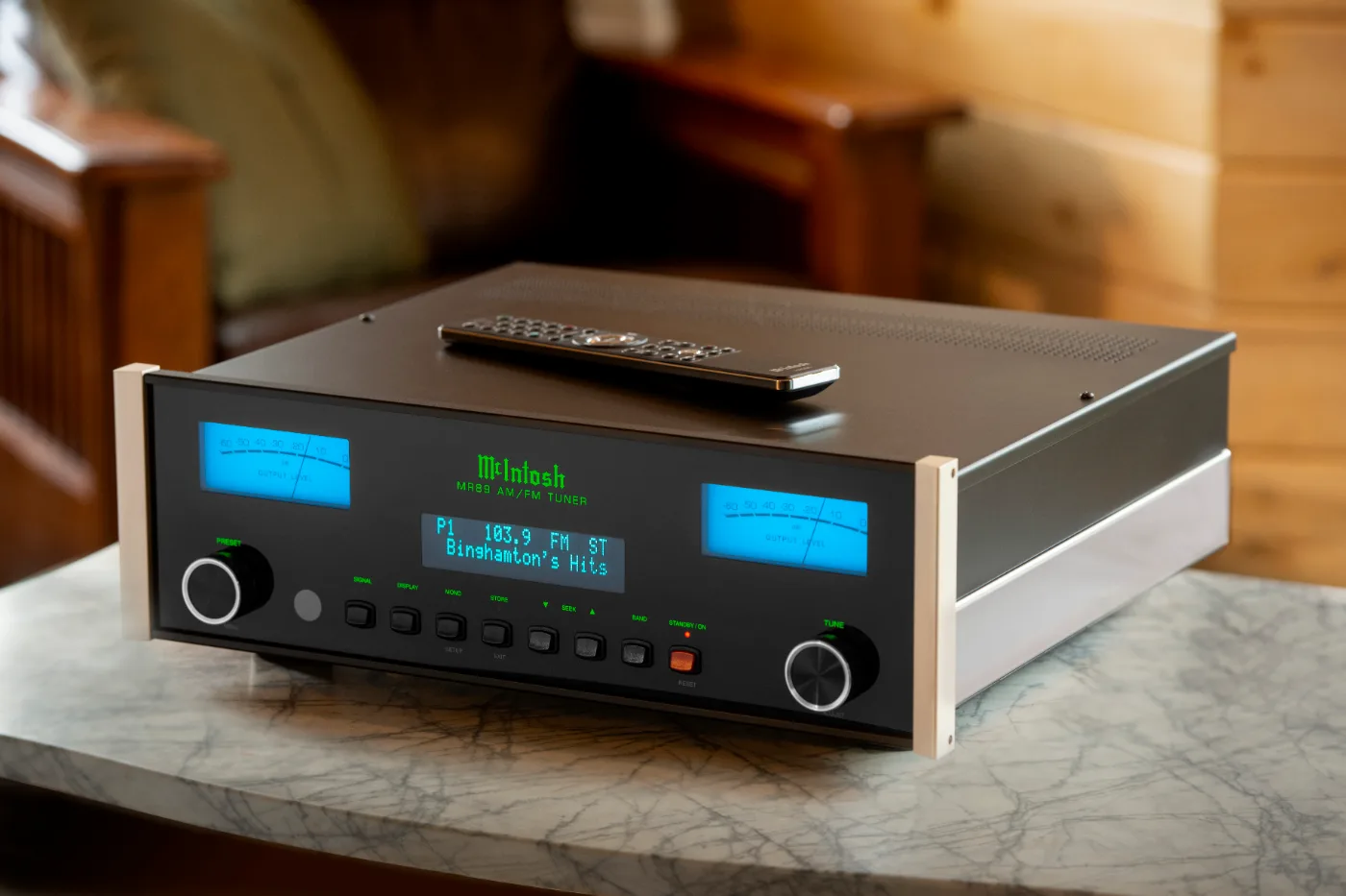 McIntosh MR89, shown in a room setting