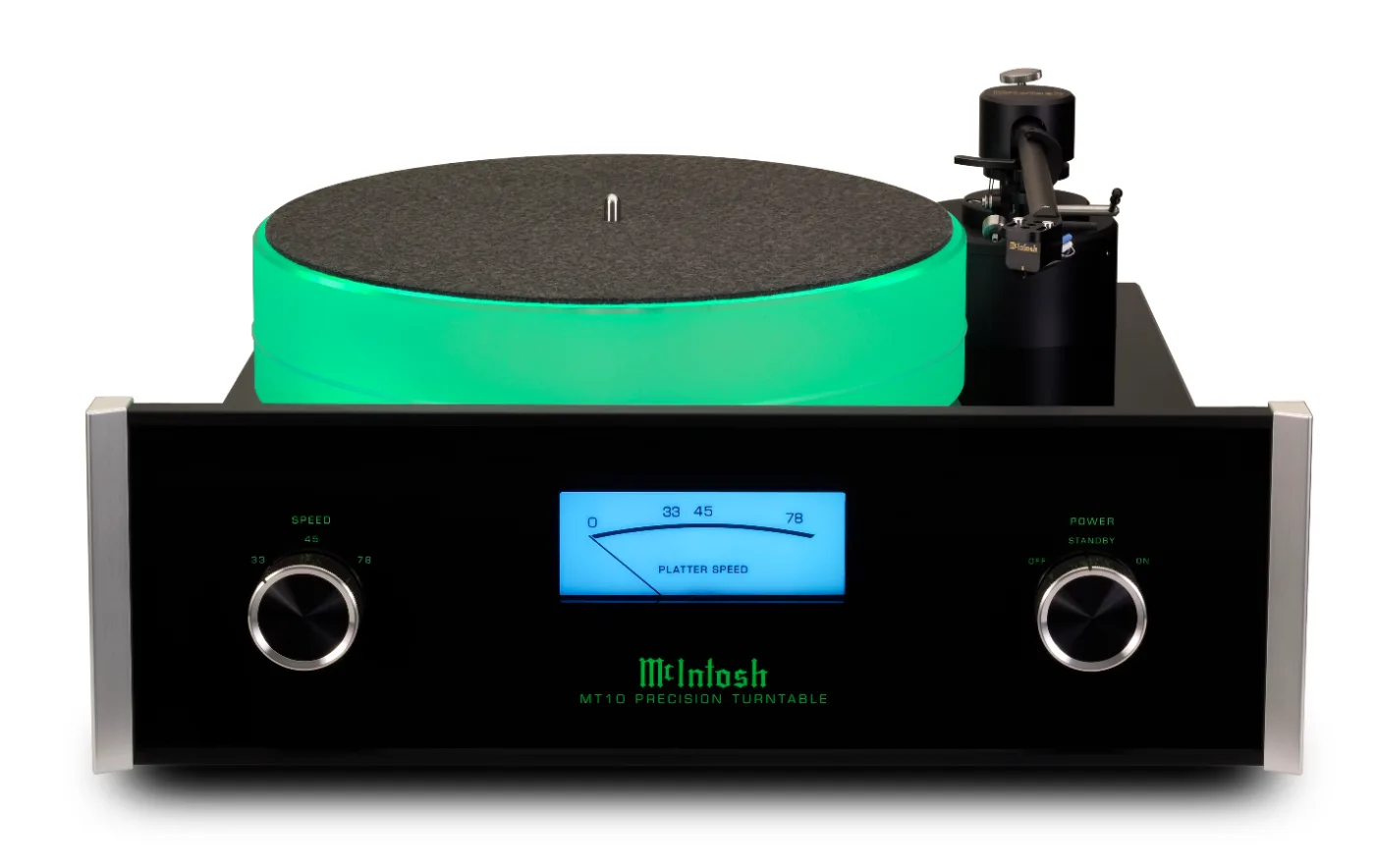 McIntosh MT10 turntable, front panel