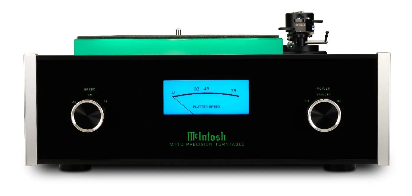 McIntosh MT10 turntable, front panel (alternate view)