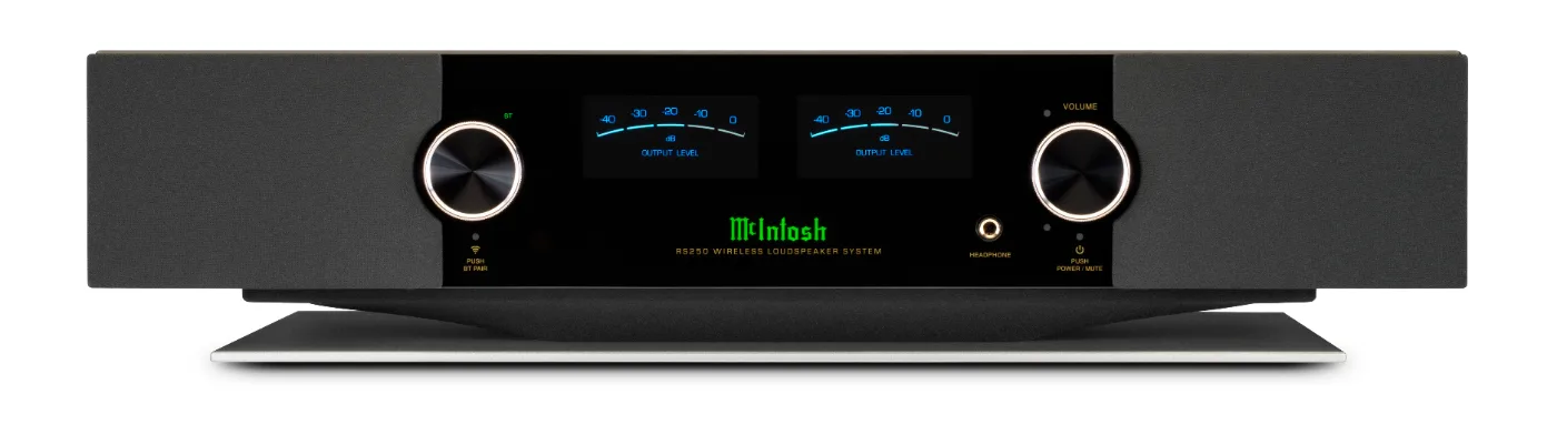 McIntosh RS250 wireless loudspeaker system, front view