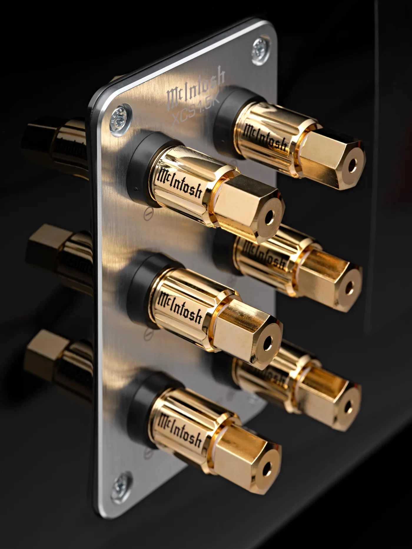 McIntosh XCS1.5K center channel speaker, close-up detail