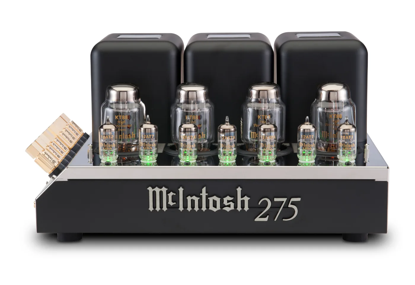 McIntosh MC275 power amplifier, front panel