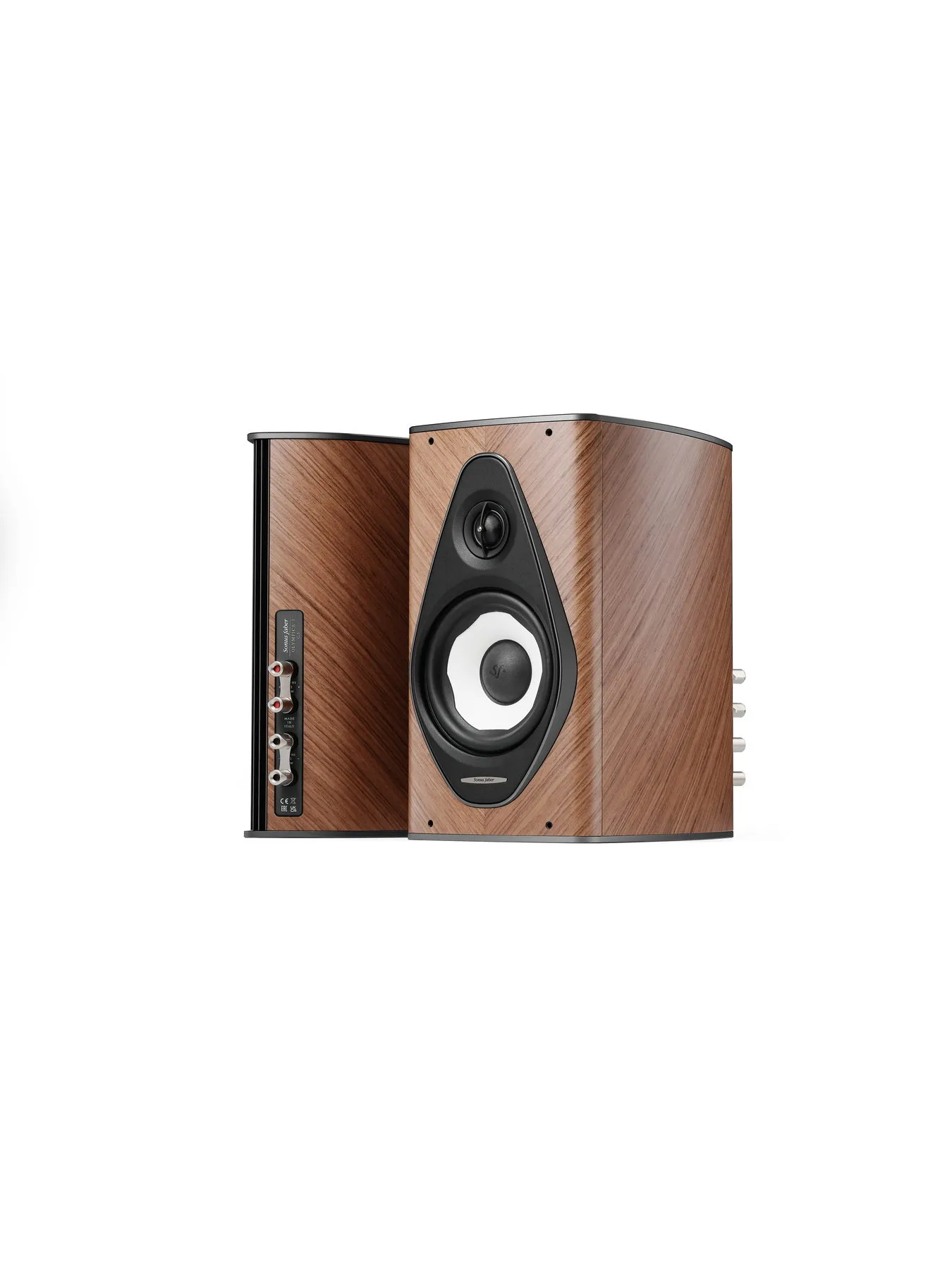 Pair of Sonus faber Olympica G3 I standmount loudspeakers in walnut