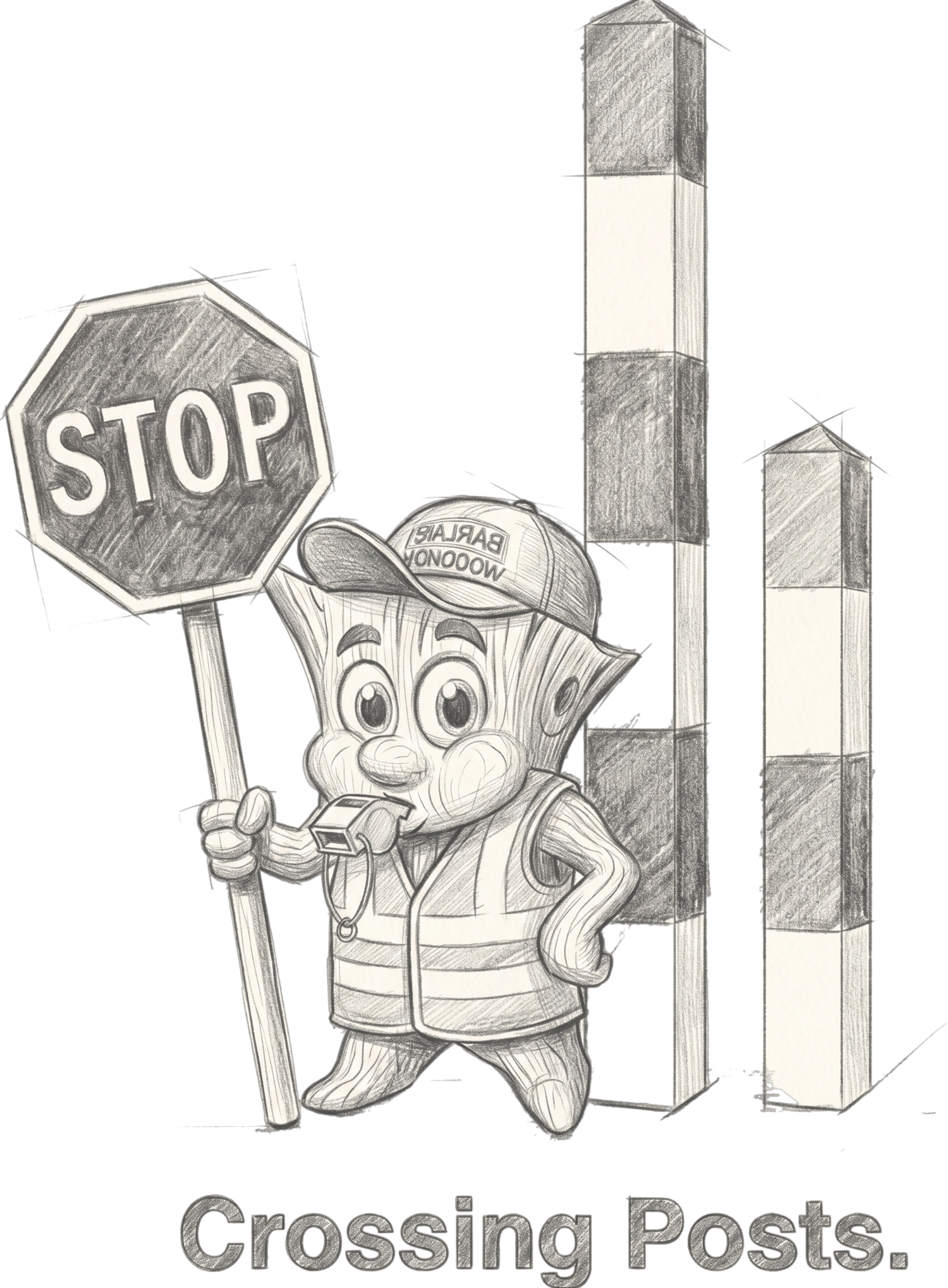woody at school crossing 