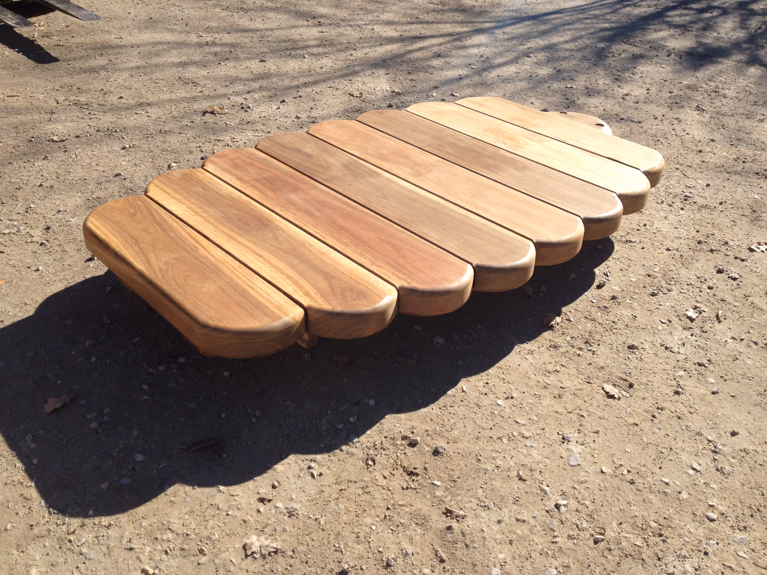 A custom made Slug table/seat