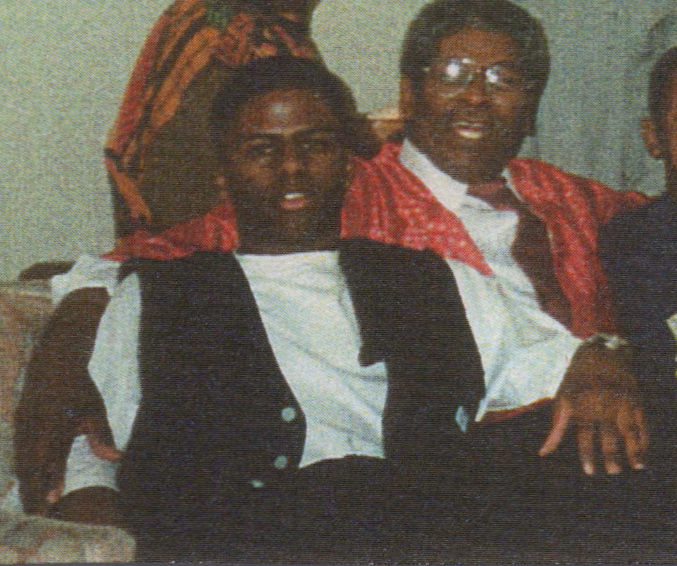 A photo of Lawrence R. Mike and his family
