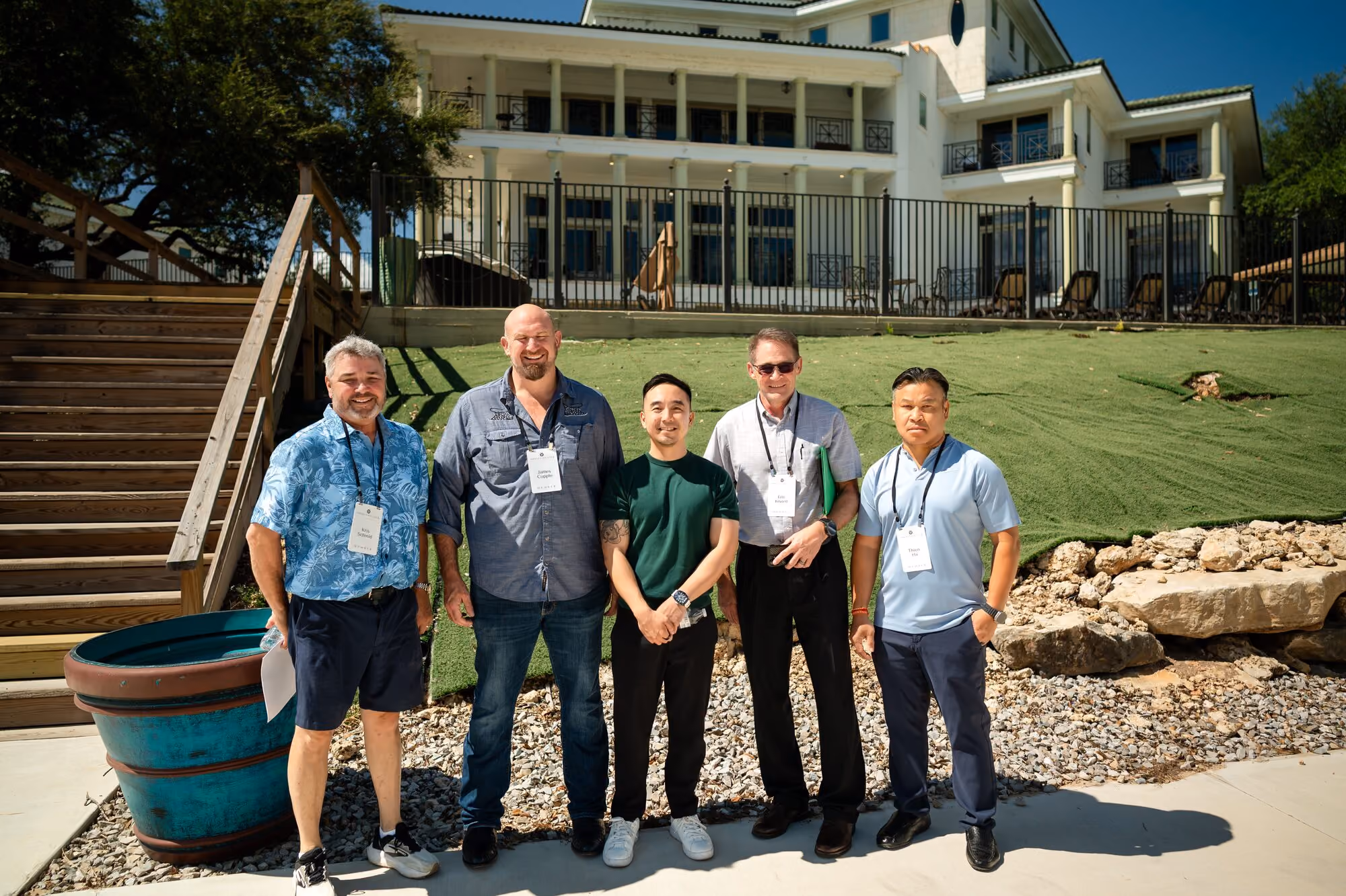Members outside the venue during an Inflection Club event