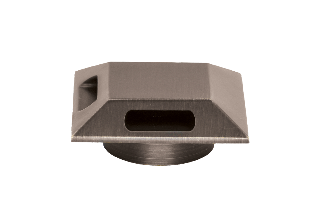 Brass Recessed Micro Square 90° 2-Sided