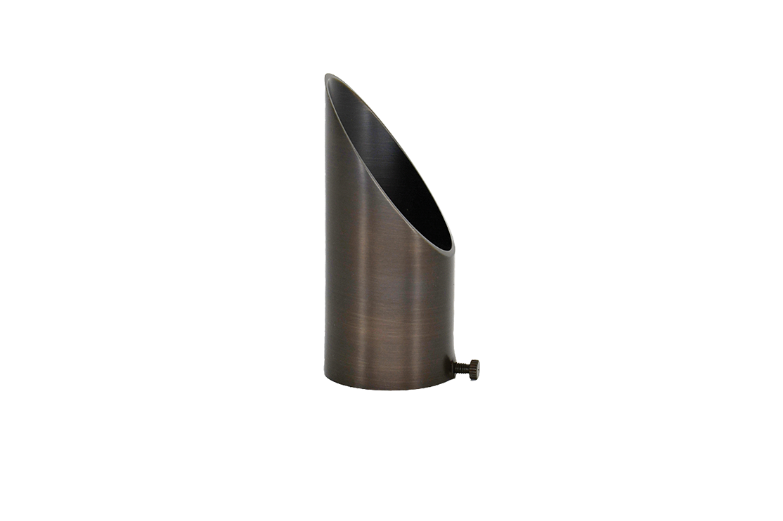 Brass Micro 53° 4" Downlight Shroud