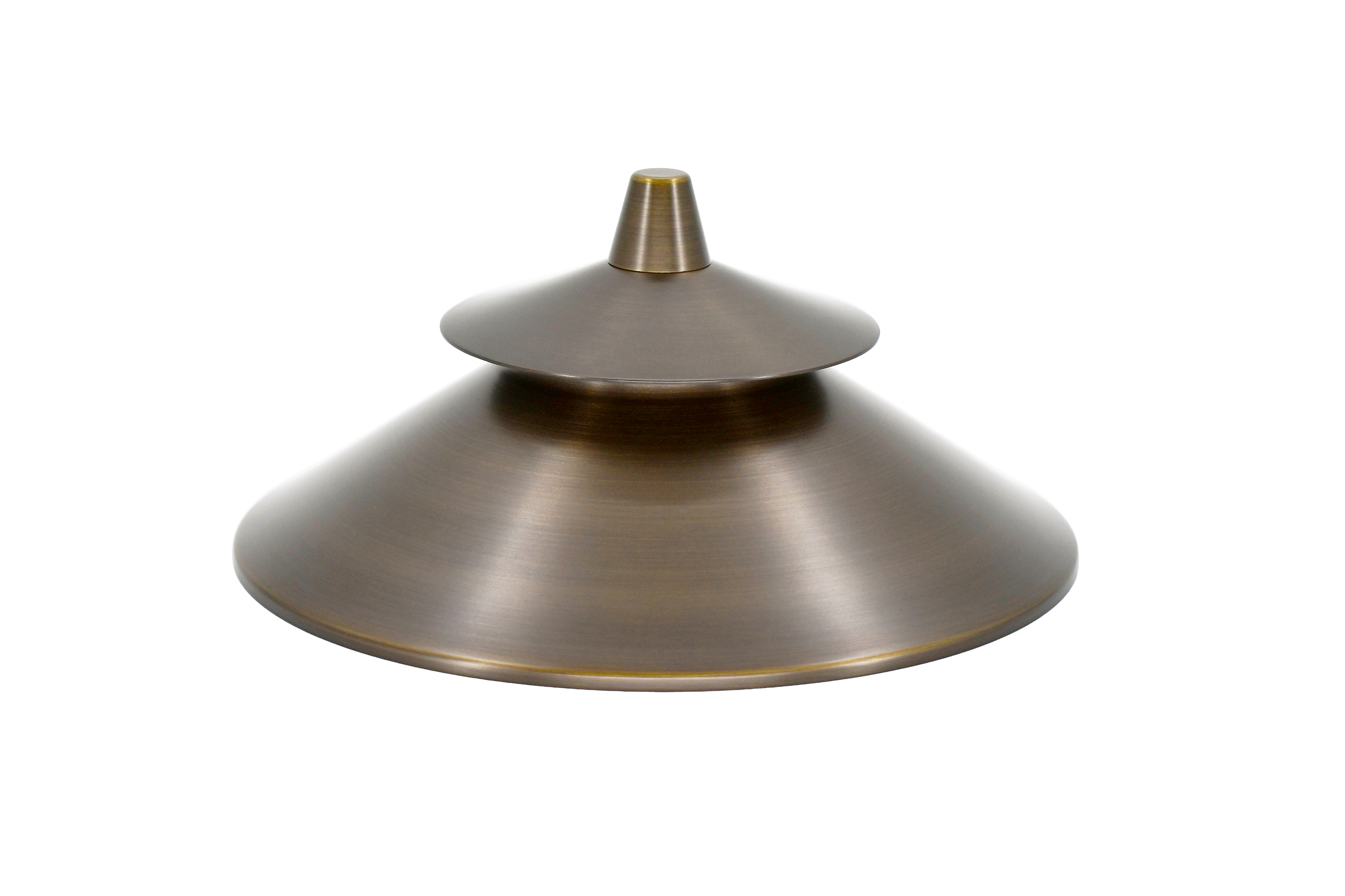 Brass Deco Path 2-Tiered Hat