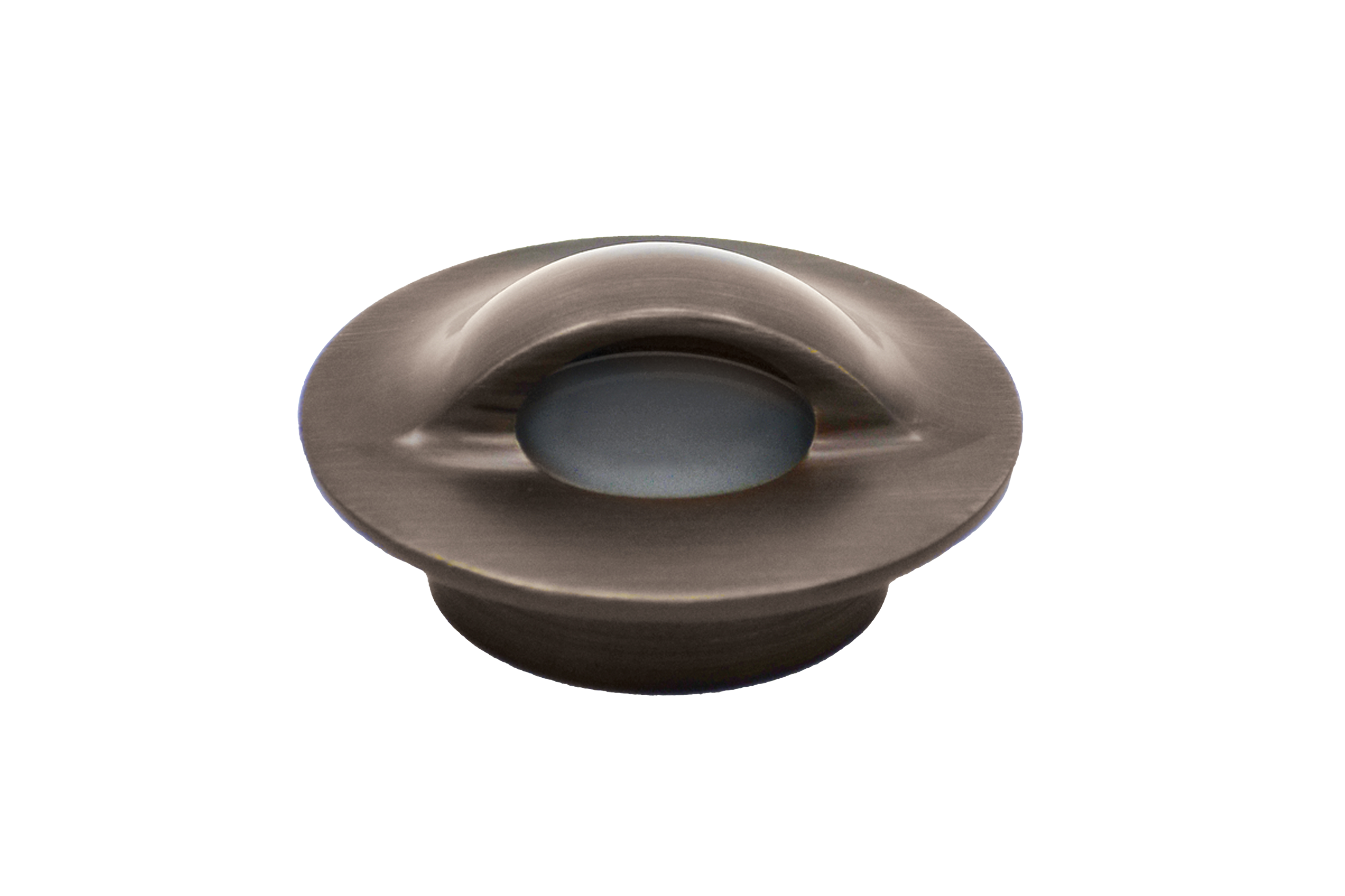 Brass Recessed Micro Circular Half Moon