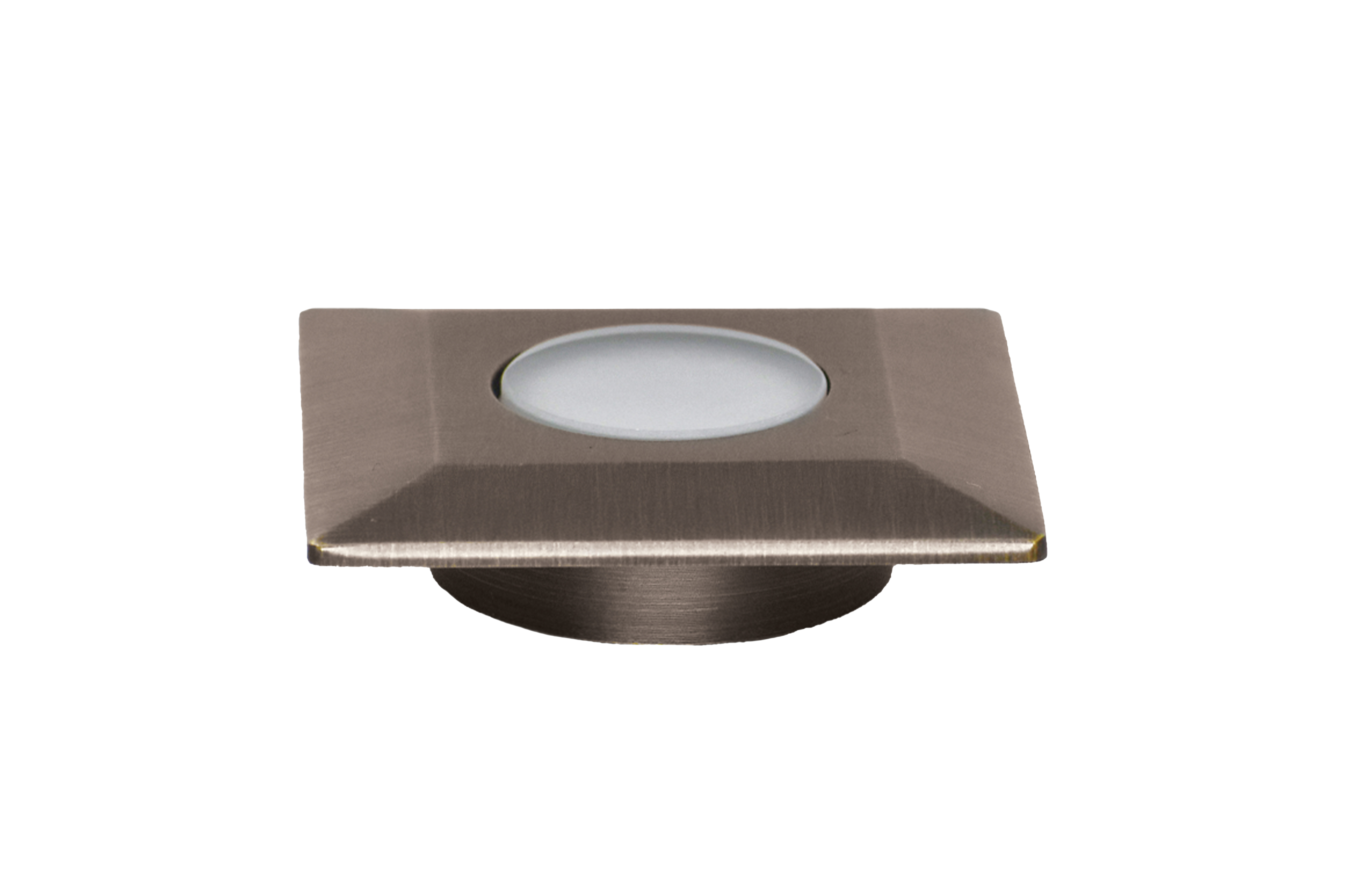 Brass Recessed Micro Square Flush