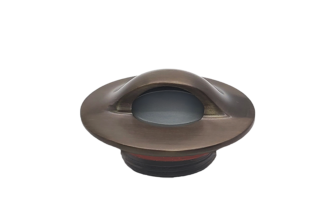 Brass Recessed Nano Circular Half-Moon