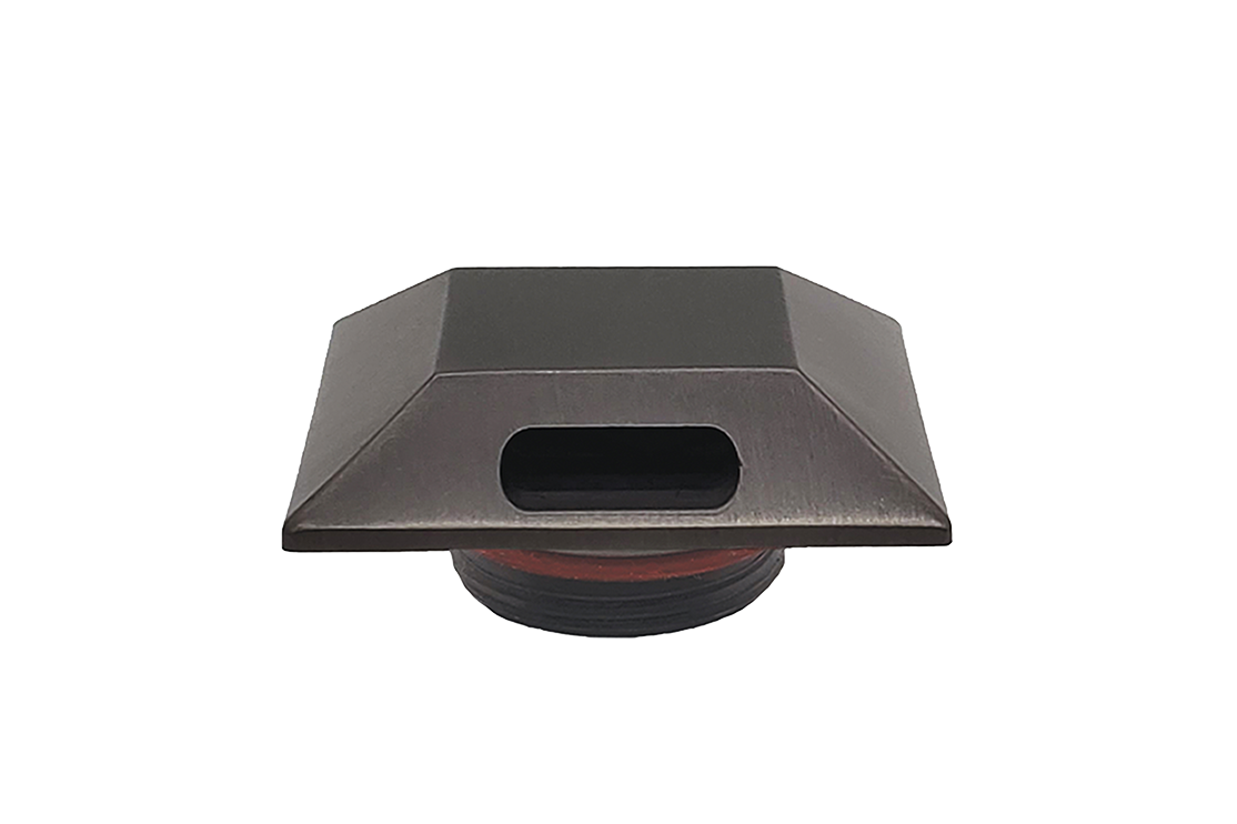 Brass Recessed Nano Square (1) Side Opening