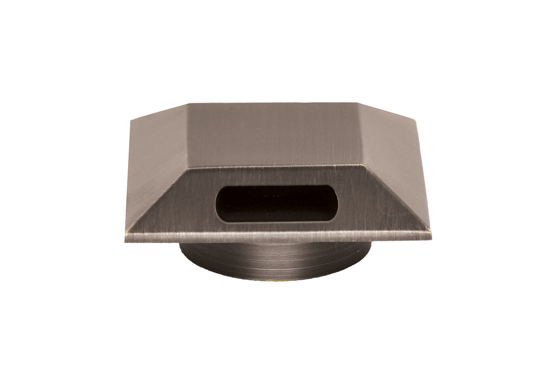 Brass Recessed Micro Square (1) Side Opening