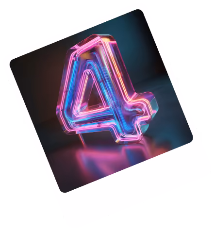 Neon number four