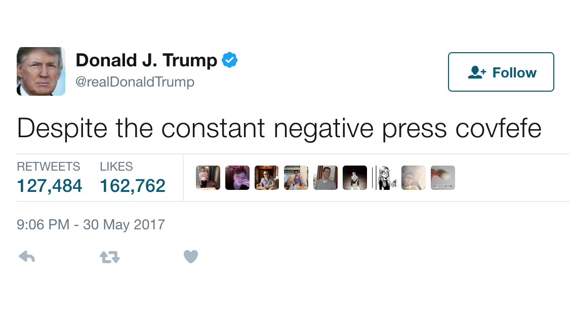 Ask Your Attorney if a “Covfefe” Trademark Is Right for You