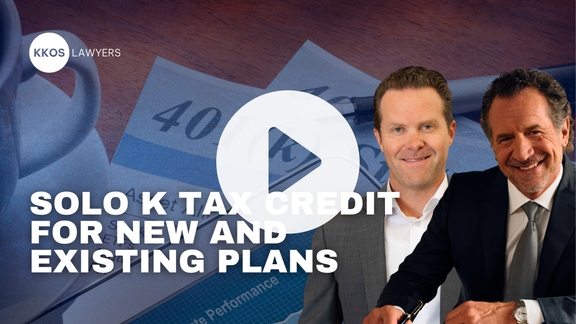 Solo 401K Tax Credit for New and Existing Plans