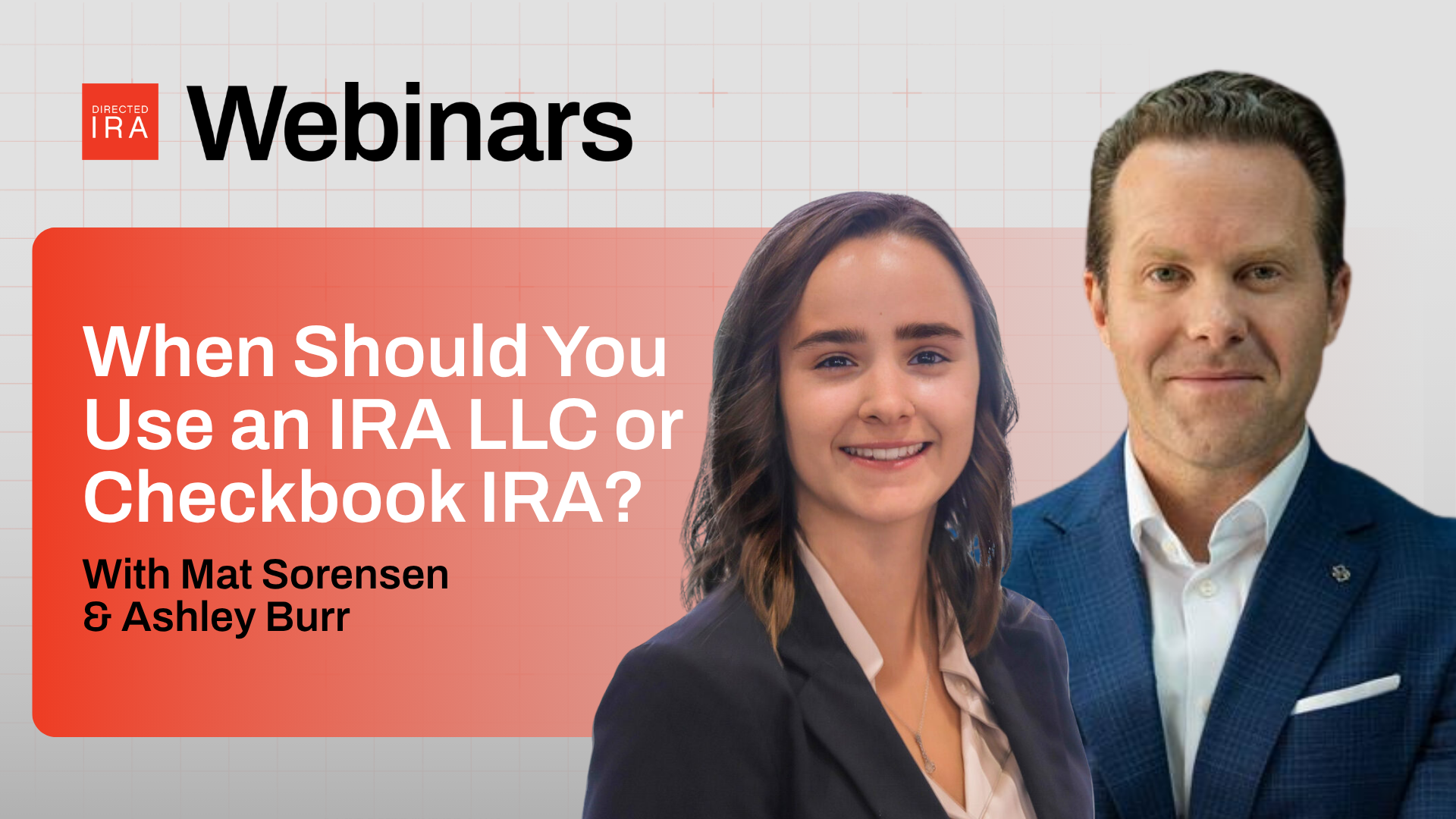 When Should You Use an IRA/LLC or Checkbook Control IRA?