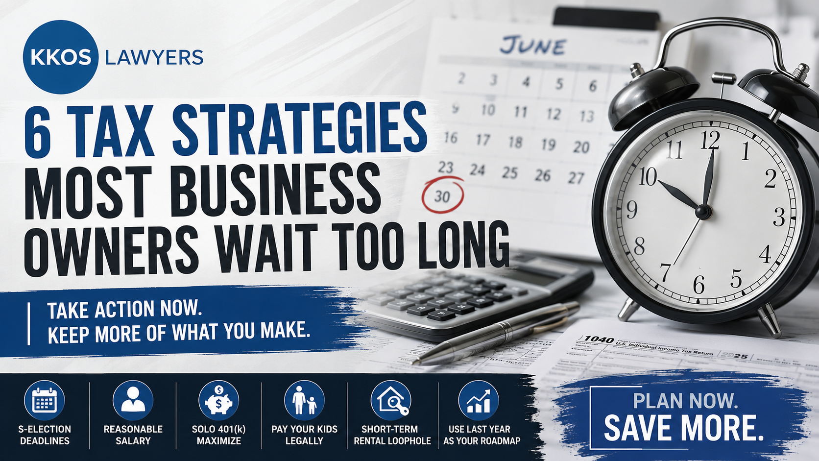 Six Tax Strategies to Review Before the Window Closes