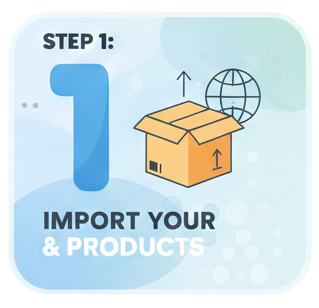 Import your products