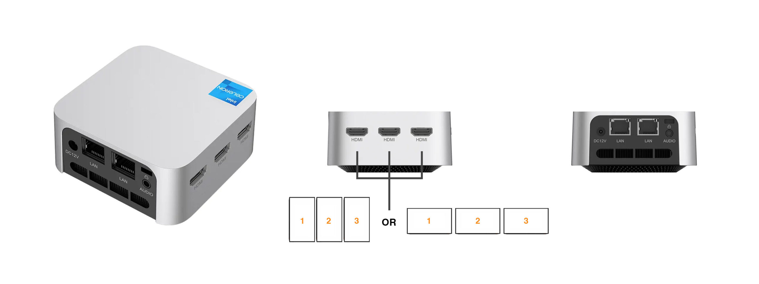 Digital menu display player