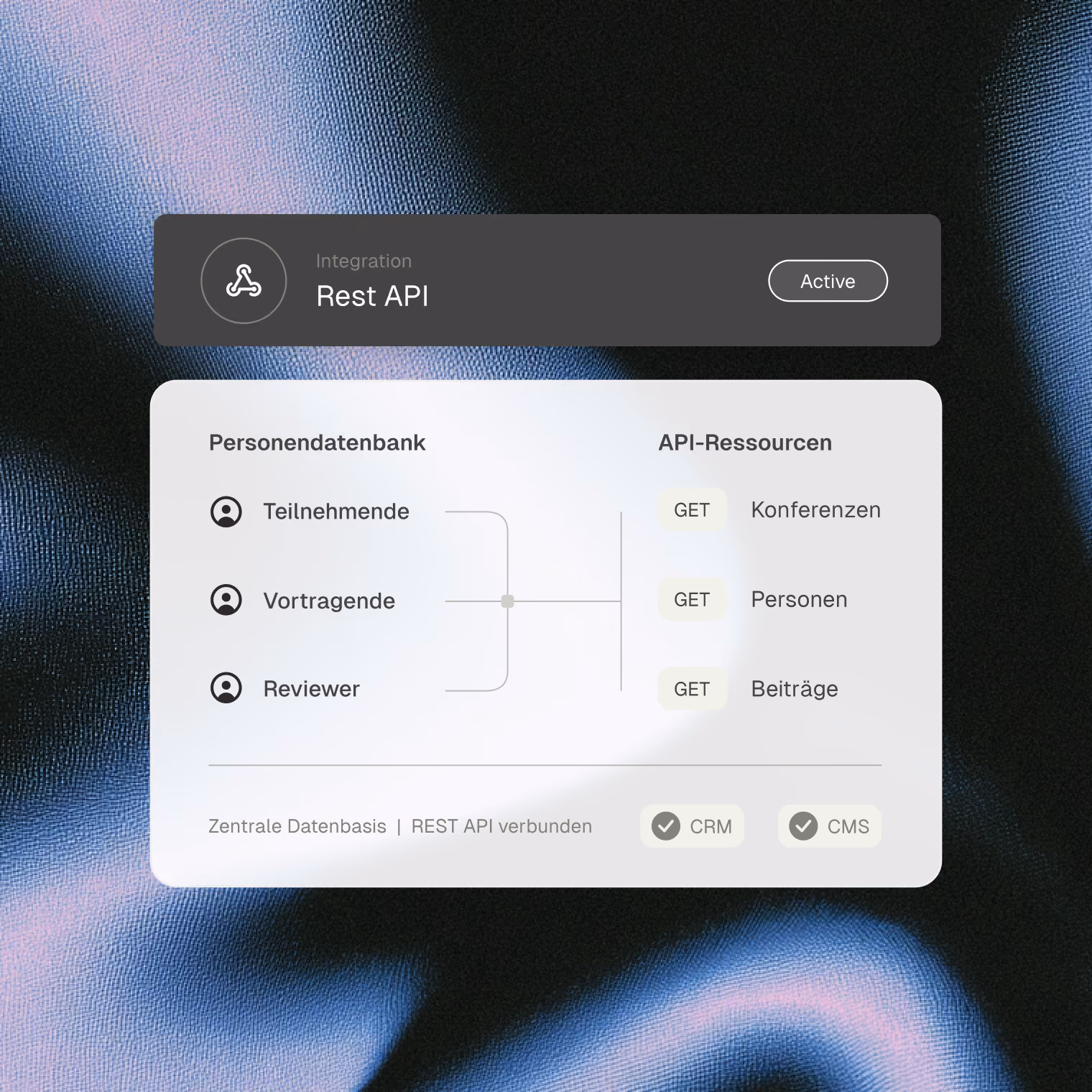 Verbinden Sie weitere Systeme über die REST-API